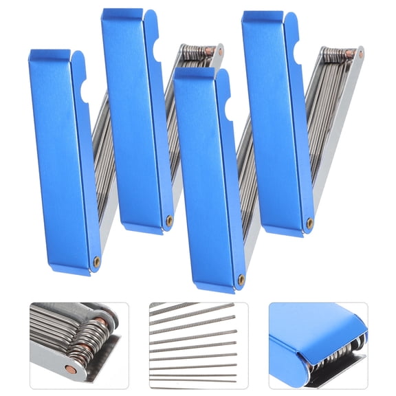 ibasenice 4Sets Welding Tip Cleaner Set with Rust Resistant Needles for Engine and Sprinkler Use