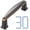 Oil Rubbed Bronze-3" CC - 30Pcs-Classic, variant on Classic Oil Rubbed Bronze 5" CC - 10Pcs Cabinet & Furniture Pulls