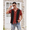 thumbnail image 6 of COOFANDY Men's Retro 50S Bowling Shirts Casual Button Down Short Sleeve Hawaiian Shirts, 6 of 6
