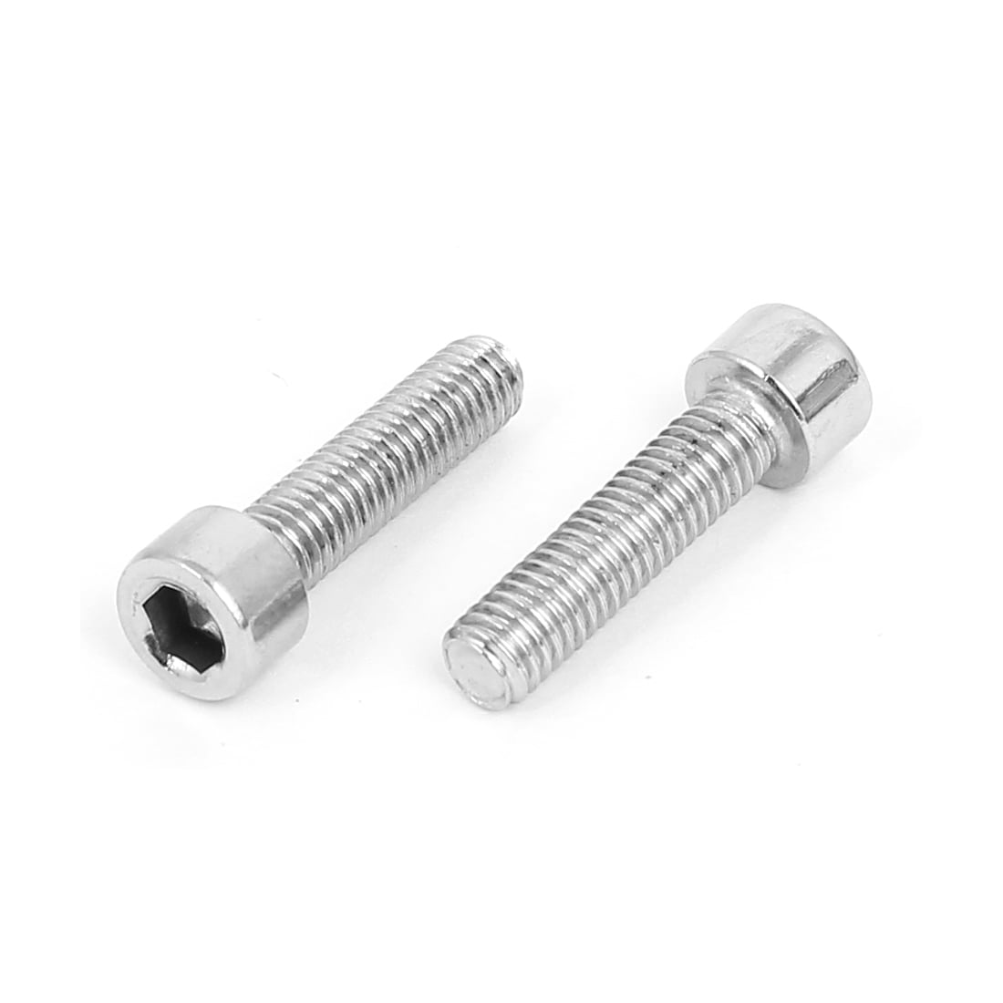 25pcs 4mm Stainless Steel Hex Key Socket Head Cap Screws Bolts M5x0