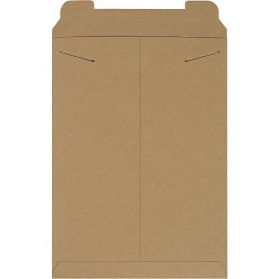 SSBM Flat Mailers, 13" x 18", Kraft, 100/Case