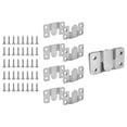 thumbnail image 3 of ziyahi 10x Interlocking Flush Mount Bracket Sturdy Silvery Photo Frame Multifunctional Hook, 3 of 6