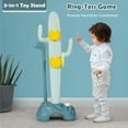 thumbnail image 4 of Gymax 3-in-1 Sports Activity Center w/ Golf & Ring-Toss Cactus Toy Stand, 4 of 10