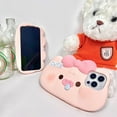 thumbnail image 6 of Phone Case for iPhone 12 Case, Kawaii Piglet Phone Cases 3D Silicone Cartoon Case Cute Case Soft Rubber Shockproof Protective Case for Women Girls (Bowknot Pig), 6 of 14