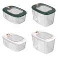 thumbnail image 3 of Guardoinrt Restaurant Timed Fresh Rice Bucket Easy To Store Doesn T Up Space Time Keeping Press Rice Bucket White 5kg, 3 of 6
