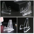 thumbnail image 3 of OULII 20Pcs Transparent Plastic Coin Display Stand for Collectible Storage Desktop Rack with Stable Portable Design, 3 of 8
