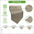 thumbnail image 5 of Abstract Flowers Print Table Runner Linen Burlap Table Runner 90 Inches Long Retro Bohemia Ethnic Botanical Style Dresser Scarves for Kitchen Island Coffee Dining Room Party Holiday Decor 13"x90", 5 of 8