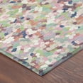 thumbnail image 3 of Addison Rugs Chantille Indoor/Outdoor Transitional Geometric Blush Machine Washable Rectangle Rug, 5' x 7'6", 3 of 8