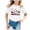 White, variant on WEAIXIMIUNG Clothes for Girls 10-12 Crop Tops Kid Girls Cute Fashion Printed Round Neck Short Sleeve Tee Summer Comfortable Casual Loose T Shirt Tops