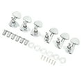 thumbnail image 1 of Guitar Machine Head Tuner, 15:1 Gear Ratio Semicircle Simple Style 3L3R Guitar Tuning Keys  For Replacement Silver,Black, 1 of 8