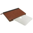 thumbnail image 5 of Mosiso Vintage Classic Premium PU Leather Zipped Book Sleeve Cover Only for MacBook Air 13 Inch (A1466 / A1369), Brown, 5 of 6