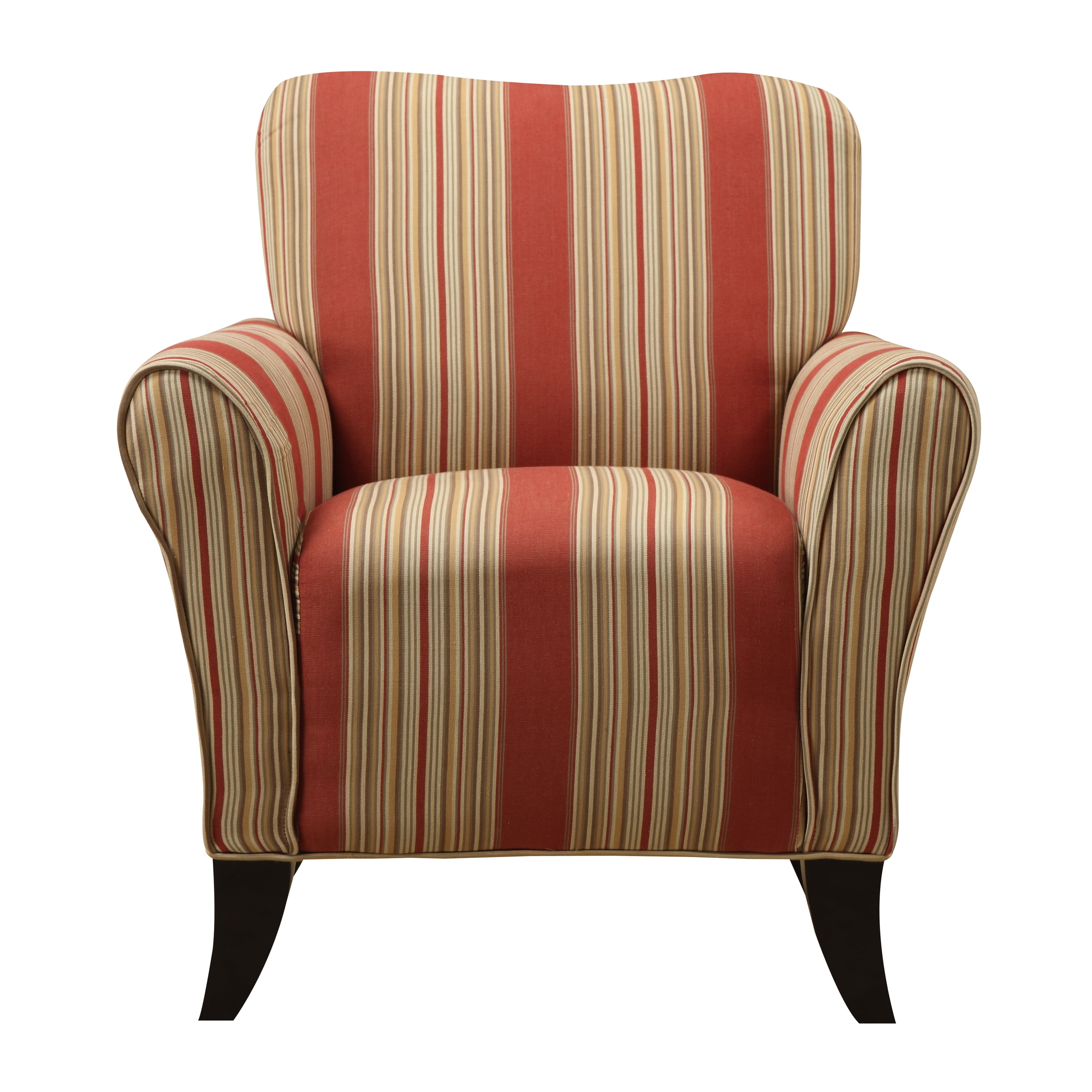 Handy Living Clay Alder Home Alvord Red Stripe Curved Back Arm Chair Handy Living Clay Alder Home Alvord Red Stripe Curved Back Arm Chair Walmart Com