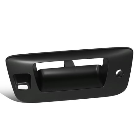 DNA Motoring OEM-THO-00029 For 2007-2014 GMC Sierra Chevy Silverado 1500-3500 Rear Primered Handle Bezel with Keyhole