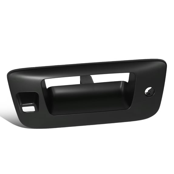DNA Motoring OEM-THO-00029 For 2007-2014 GMC Sierra Chevy Silverado 1500-3500 Rear Primered Handle Bezel with Keyhole