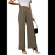 thumbnail image 2 of Pantalones de Trabajo Elásticos de Pierna para Mujer, Pantalones de Vestir, Pantalones Casuales de Negocios de Cintura Alta, Pantalones de Vestir Marrón XS, 2 of 9