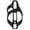 Black, variant on NFTIGB High Elastic TPR Resin Universal Bicycle Water Bottle Cage for Mountain & Road Bikes, Lightweight Kettle Holder, Black