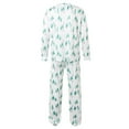 thumbnail image 4 of Shadoumai Matching Christmas Pajamas for Family Pajamas 2 Piece Pjs Set Holiday Jammies Home Clothes White Christmas Pjs, 4 of 7