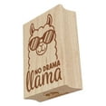 thumbnail image 1 of No Drama Llama Cool Sunglasses Rectangle Rubber Stamp Stamping Scrapbooking Crafting - Large 2.5in, 1 of 7