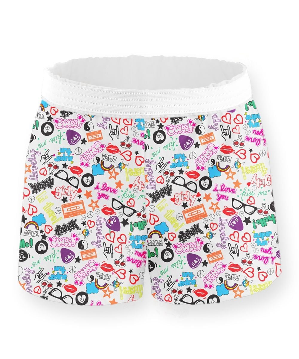 Short D'entraînement Soffe Fille XL - Noir, Taille élastique Avec Volants, Occasion