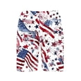 thumbnail image 6 of Yertdoel Swim Trunks Men Summer Tropical Printed Quick Dry Loose Fit Drawstring Elastic Waist Swim Shorts Lightweight Casual Comfy Board Beach Shorts with Pockets, 6 of 6