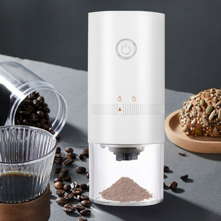 

Loopsun Kitchen Accessories Portable Coffee Grinder Electric Adjust-able Burr Mill Coffee Grinder With Multi Grind Settings For Coffee Beans Conical Burr Coffee Grinder