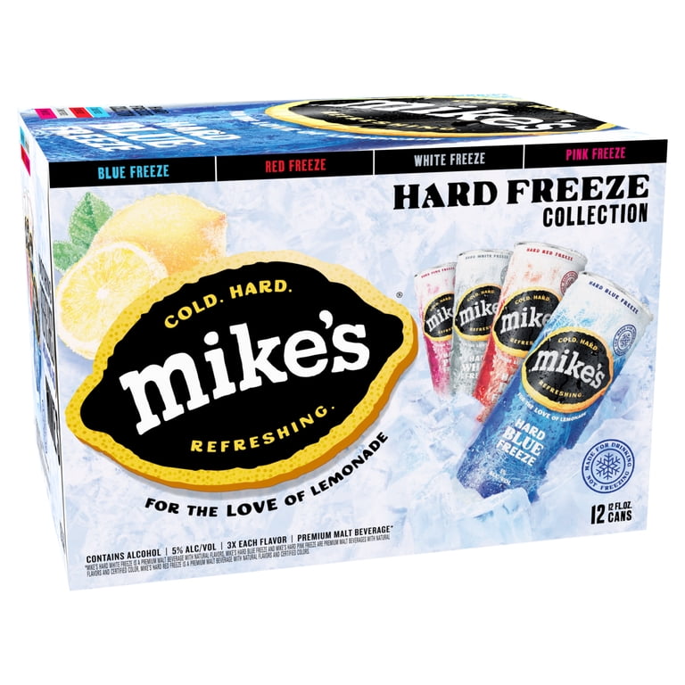 Mike's Hard Freeze Variety Pack, 12 Pack, 12 fl oz Cans, 5% ABV