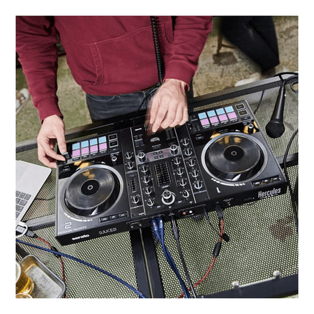 HERCULES DJ Control Inpulse 500 with 2-Deck USB DJ Controller-Black