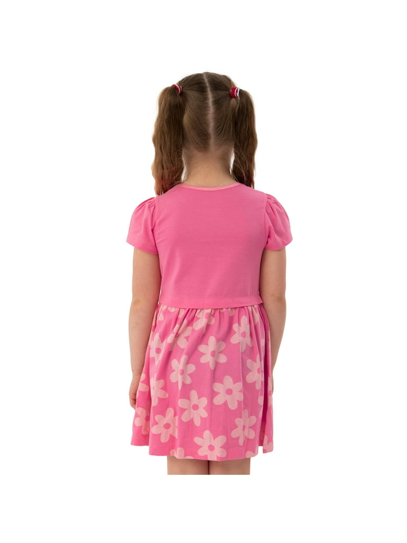 Dora The Explorer Girls Dress Pink Sizes 3T-8 - Walmart.com
