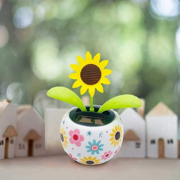 Solar Powered Dancing Cute Swinging Insect Animal Dancerinsect Flip Flap Flowerseco-friendly Bobblehead Solar Dancing Fo-SinKeeU