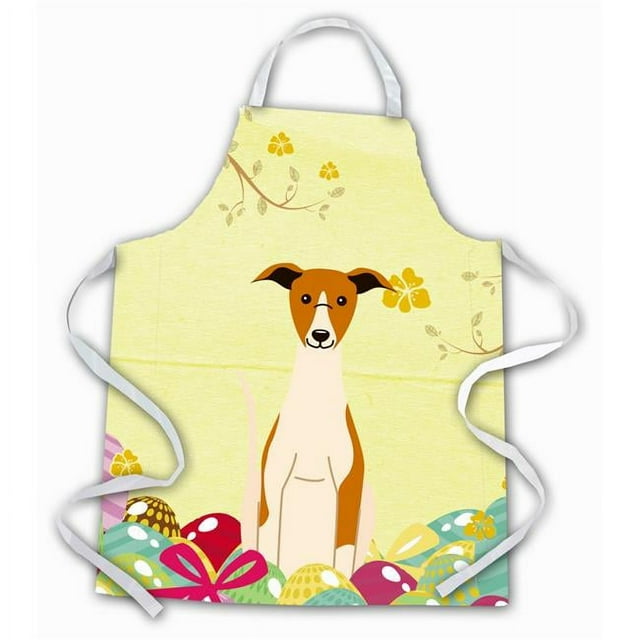 Carolines Treasures BB6099APRON Easter Eggs Whippet Apron