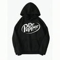 thumbnail image 2 of Dr. Pepper Logo Women's Black Pullover Hoodie Fashion Casual Long Sleeve Hooded Sweatshirts, 2 of 8