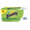Bounty Paper Towels, White, 15 Regular Rolls