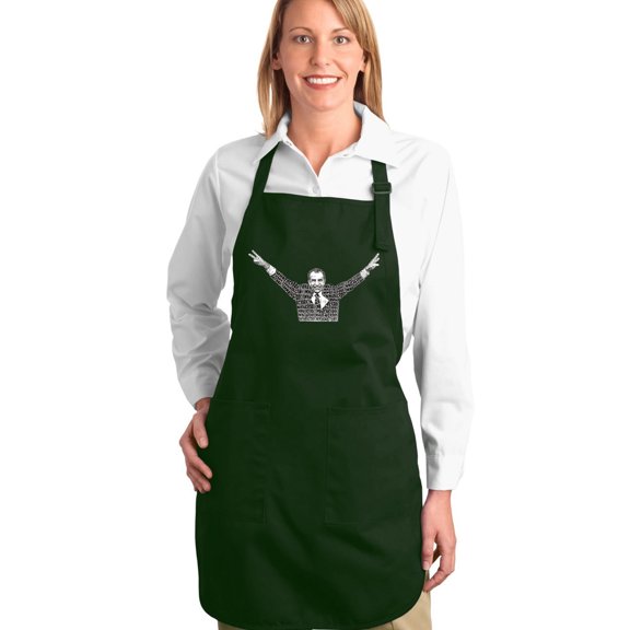 LA Pop Art Full Length Word Art Apron - I'M NOT A CROOK