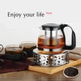 thumbnail image 3 of Teapot Warmer, Brushed Stainless Steel Tea Warmer with Tealight Holder, Silver, 3 of 4