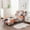 C, variant on Stretch Cover for Living Room Chaise Slipcover Armless Indoor Slipcover for Bedroom Chaise ,Machine Washable -