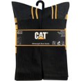 thumbnail image 3 of Caterpillar Men's Workwear Boot Socks 6-Pack Black, 3 of 3