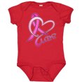 thumbnail image 3 of Inktastic Cure Breast Cancer Awareness Pink Ribbon Boys or Girls Baby Bodysuit, 3 of 5