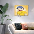 thumbnail image 2 of Lsque Sml Jeffy Pattern Canvas Decorative Picture – 30x40in Premium Wall Art, Modern Canvas Print for Home Decor（Horizontal）, 2 of 6