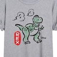 thumbnail image 3 of Toy Story - Doodle Rex Graphic - Juniors Ideal Flowy Muscle T-Shirt, 3 of 5