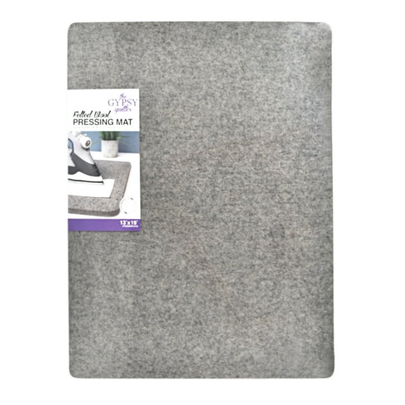 Gypsy Quilter Tapis de Pression en Laine Feutrée 13 Pouces x 19 Pouces
