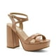 thumbnail image 2 of Sandalia con tacon Color Beige&nbsp; Para Mujer De RBCOLLECTION, 2 of 4