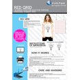 thumbnail image 3 of Red Grid - Inkjet Heat Transfer Paper 8.5"x11" 100 SHEETS*, 3 of 4