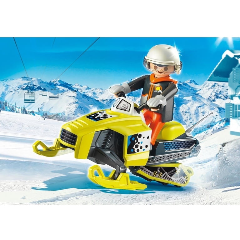 Family Fun Snowmobile Set Playmobil 9285 - Walmart.com