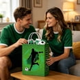 thumbnail image 4 of Bolsas de regalo para fiestas de fútbol: ideales para dulces, decoraciones y recuerdos. Bolsas de papel con temática futbolística para fiestas, cumpleaños y celebraciones., 4 of 6