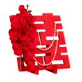 thumbnail image 3 of Adorno de boda BLESIY caracter Chino tradición Chino Rojo Feliz artesanía DIY Estilo D, 3 of 8