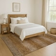 thumbnail image 7 of Addison Rugs Mayfield Premium Machine Washable Transitional Stripe Brown Rectangle Rug, 8' x 10', 7 of 7