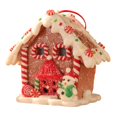 thumbnail image 1 of Escena Colgante de Navidad Sunnimix Light Up Cottage Estilo E, 1 of 7