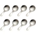 thumbnail image 1 of 8PCS Silver Stainless Steel Short Handle Spoon Mini Salt Spoon Spices Spoon Dessert Spoon Tea Coffee Spoon, 1 of 3