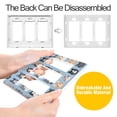 thumbnail image 4 of Yayeee Rocker Switch Wall Plate 1-Gang 4.6"x2.9" Home Decorative Outlet Cover, Cartoon Cute Cat, 4 of 6