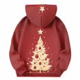 thumbnail image 6 of Mercatoo Boys Girls Sweatsuit Kids 2 Piece Christmas 𝐓racksuits Xmas Printed Jogging Outfits Sweatpants & Fleece Hooded Set, 6 of 8